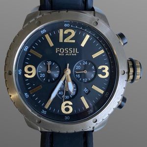 Fossil Vintage Bronze Chronograph with silicon straps for sale